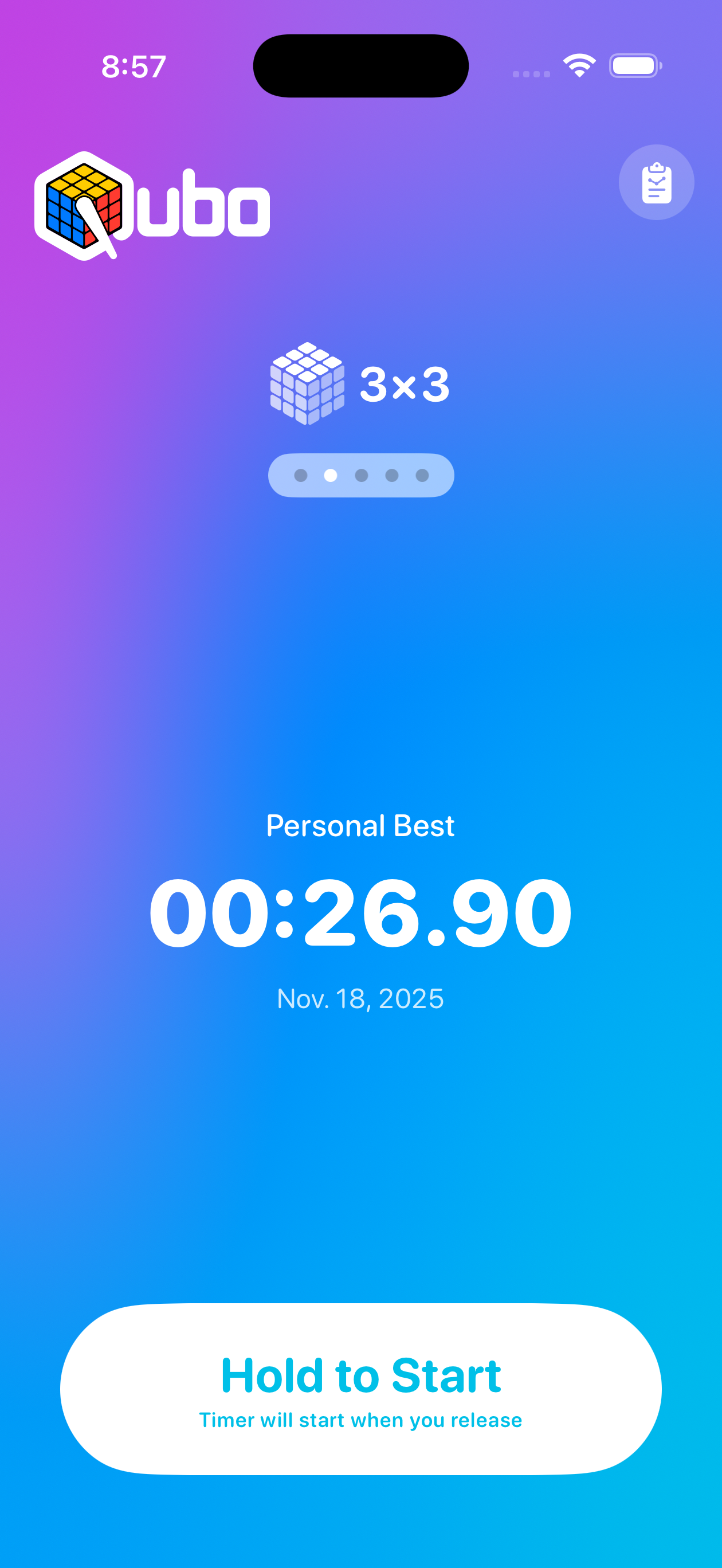 Qubo settings on iPhone